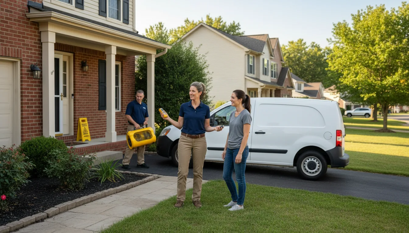 Residential water damage restoration in Crestone, CO